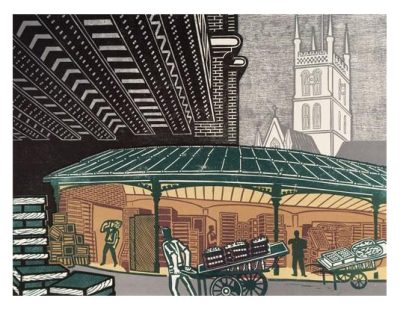Borough Market by Edward Bawden