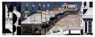 Brighton Pier by Edward Bawden