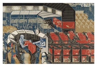 Cattle Market Braintree by Edward Bawden