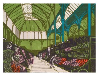 Covent Garden Flower Market by Edward Bawden
