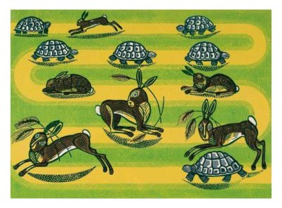 Hare and Tortoise by Edward Bawden