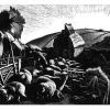 January Lambing by Clare Leighton