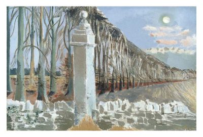 Pillar and Moon by Paul Nash