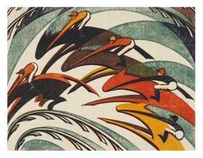 Racing by Sybil Andrews