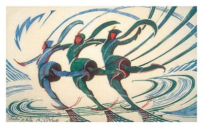 Skaters by Cyril Power