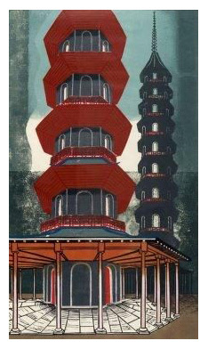 The Pagoda at Kew by Edward Bawden