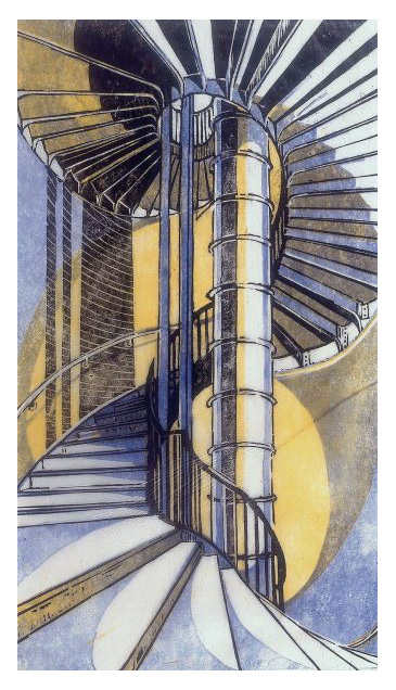 The Tube Staircase by Cyril Power
