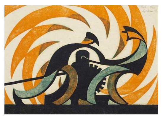 Winch by Sybil Andrews
