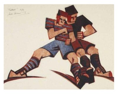 Football by Sybil Andrews