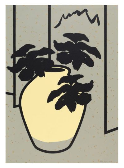 Cream Glazed Pot by Patrick Caulfield