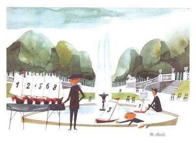 Jardin du Luxembourg by Miroslav Sasek