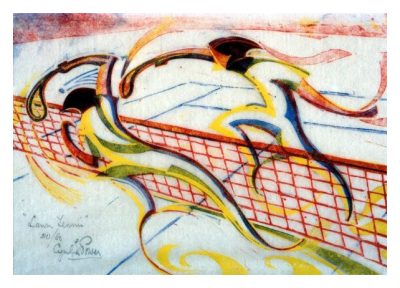 Lawn Tennis by Cyril Power