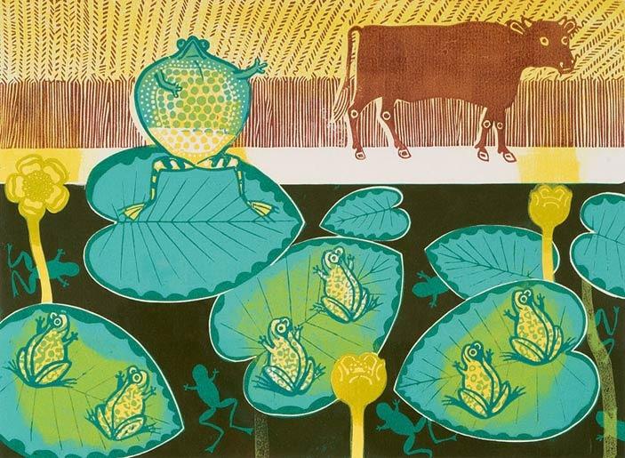 A Frog and an Ox by Edward Bawden