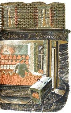 Baker and Confectioner by Eric Ravilious