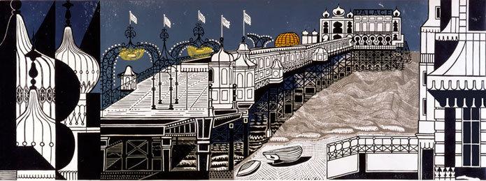 Brighton Pier by Edward Bawden
