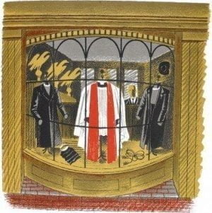 Clerical Outfitter by Eric Ravilious