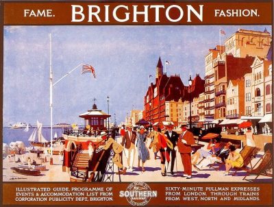 Fame and Fashion- Brighton Publicity Poster by unkown