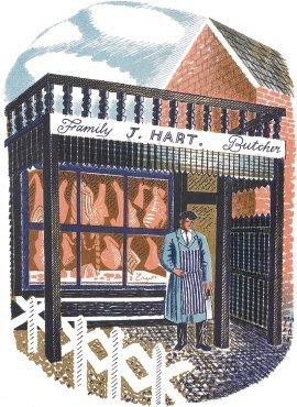 Family Butcher by Eric Ravilious