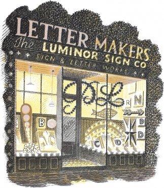 Letter Maker by Eric Ravilious