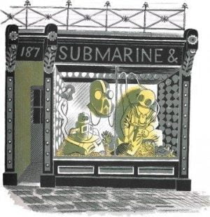 Submarine Engineer by Eric Ravilious