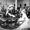 Victorian children’s hospital ward in 1890 with nurses, cribs, period furniture and early medical interiors.