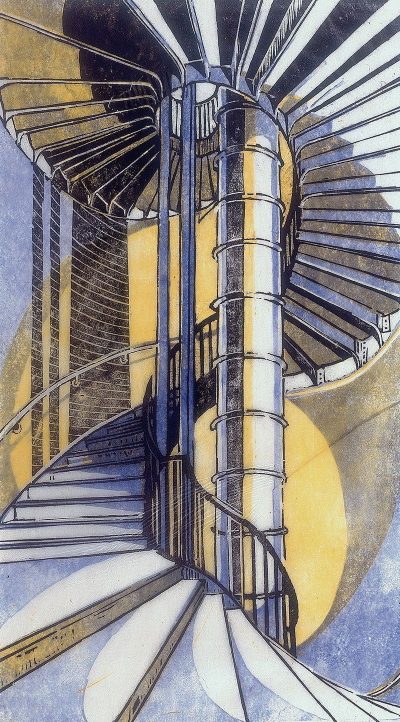 The Tube Staircase by Cyril Power