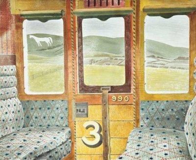 Train Landscape by Eric Ravilious