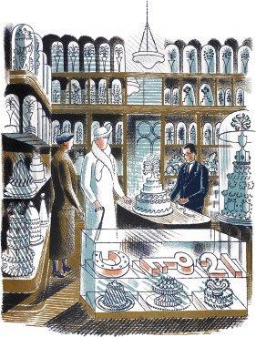 Wedding Cakes by Eric Ravilious