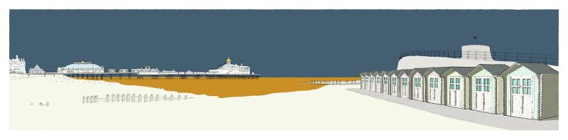 Eastbourne-Pier-and-huts-by-alej-ez