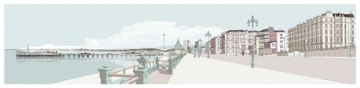 Kemptown-Brighton-Promenade-Pebble-Beach-By-Alej-ez