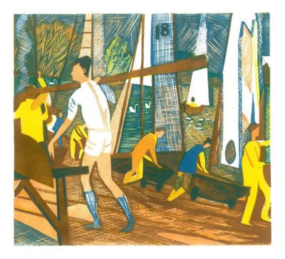Putney Reach, Rowers By Rupert Shepard