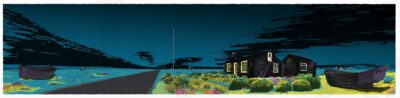 ‘Deep Blue Derek Jarman Prospect Cottage’ by Alej ez