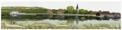 Bosham Harbour, Chichester, West Sussex Panorama By Alej ez