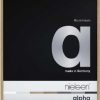 Nielson Alpha Oak Aluminium Frame A4