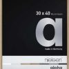 Nielson Alpha Oak Aluminium Frame 40x40 cm