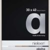 Nielson Alpha White Aluminium Frame 40x30 cm