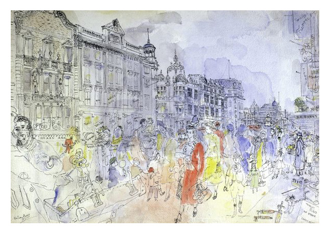 Oxford Street, London limited edition By anthony Gross