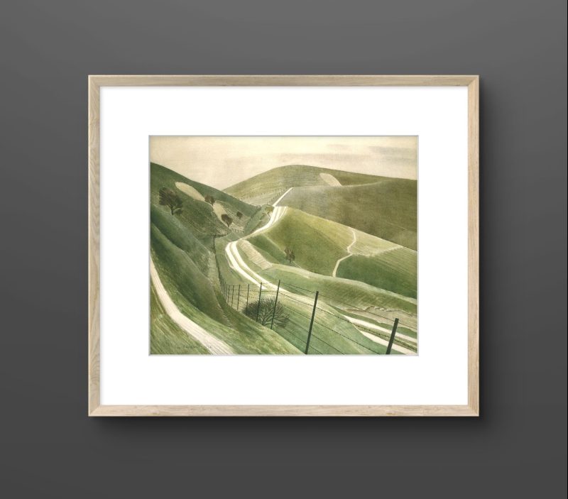 Chalk Paths by Eric Ravilious - Print and Framing