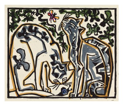 Cats and Insects by John Craxton