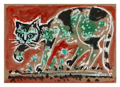 Worried Cat by John Craxton
