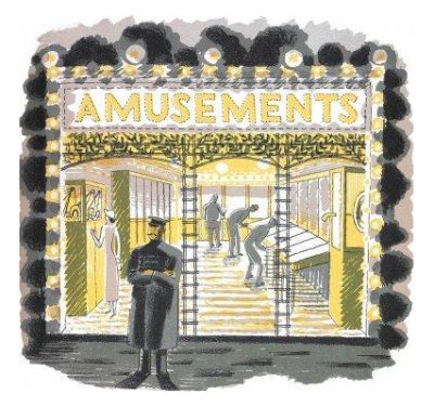 Amusement Arcade by Eric Ravilious