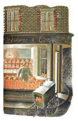 Baker and Confectioner by Eric Ravilious