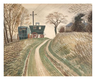 Caravans by Eric Ravilious