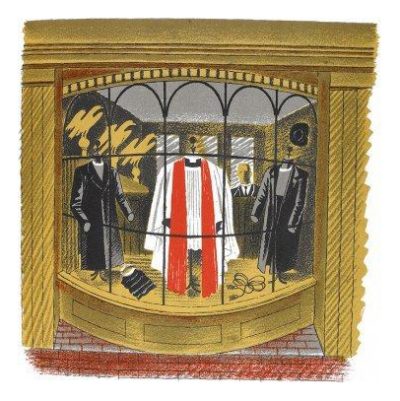 Clerical Outfitter by Eric Ravilious