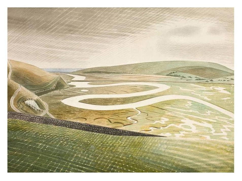 Cuckmere Haven by Eric Ravilious