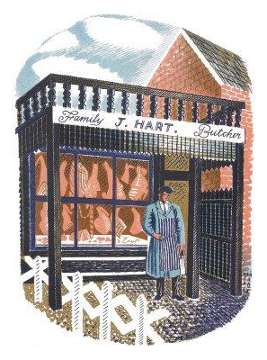 Family Butcher by Eric Ravilious