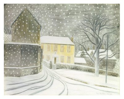Halstead in the Snow by Eric Ravilious