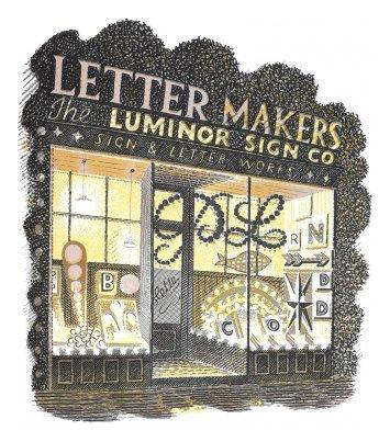 Letter Maker by Eric Ravilious