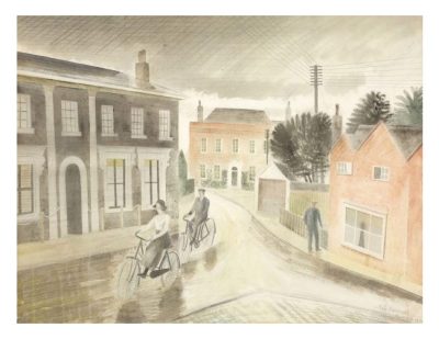 Village Street by Eric Ravilious