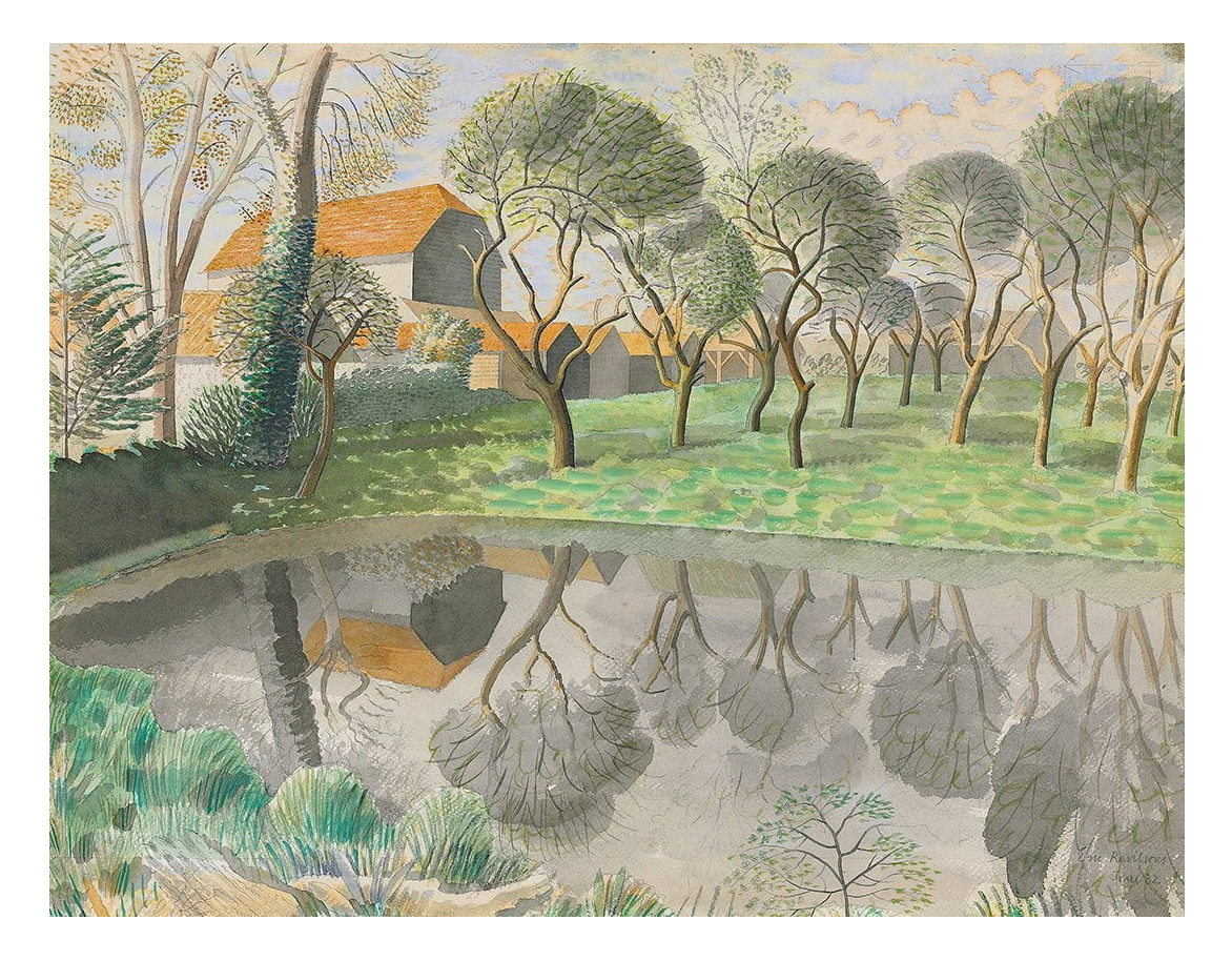 Newt Pond by Eric Ravilious